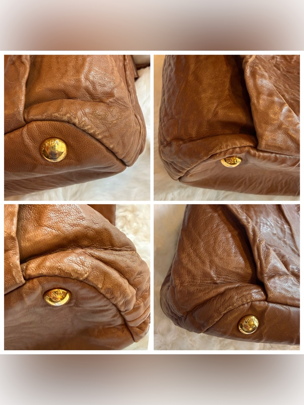 Prada Nappa Leather Antique Bow Bag - Picture 7 of 15